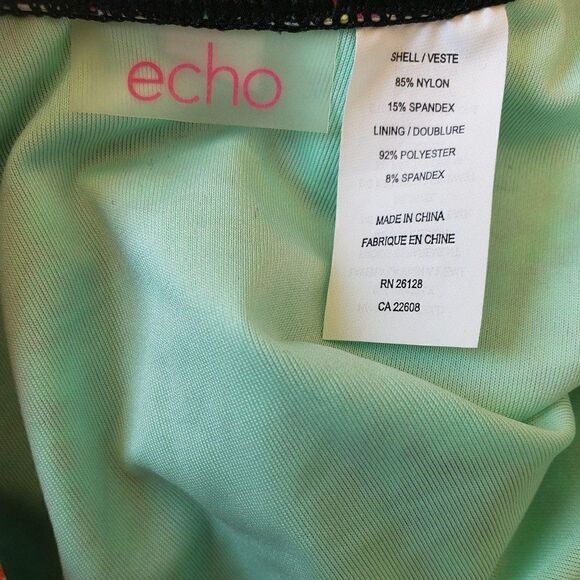 Women's Halter One-Piece Swimwear Cut Out MultiColor Swimsuit S NWOT - Picture 6 of 6